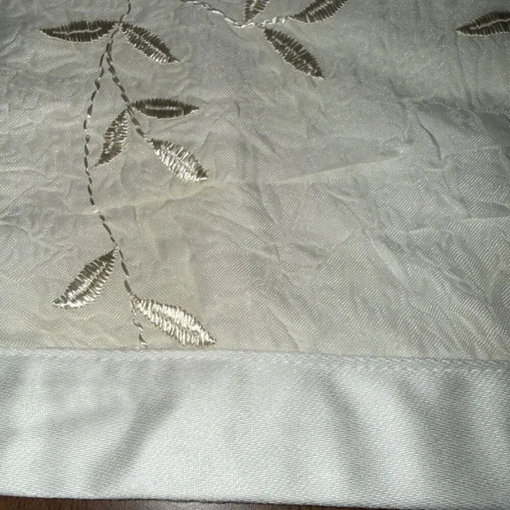 Bay Linens by Dianne Morris Embroidered Standard Pillow Sham Ivory Elegant Home